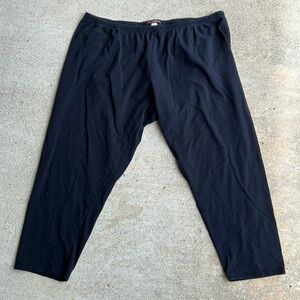 Stan Herman black elastic waist cotton pants. Good condition